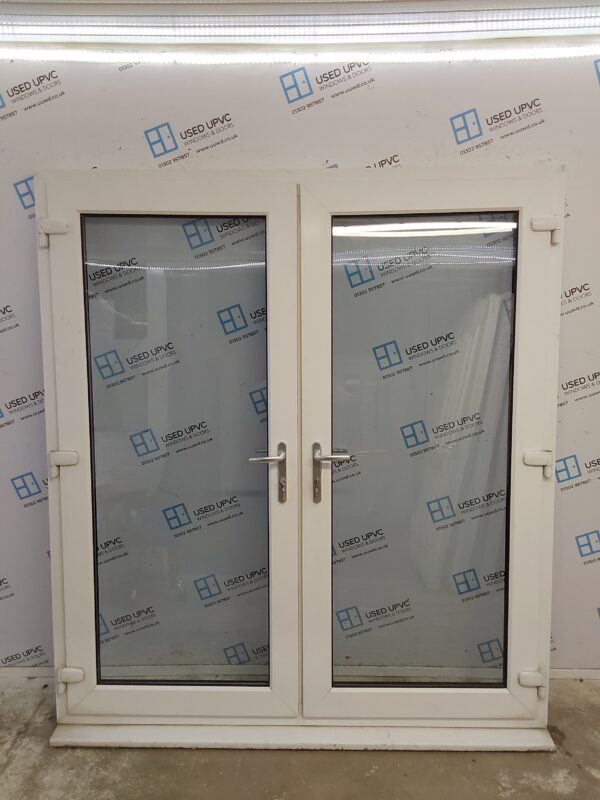 Used White Upvc French Doors (Outwards Opening) 1800mm x 2025mm EA2