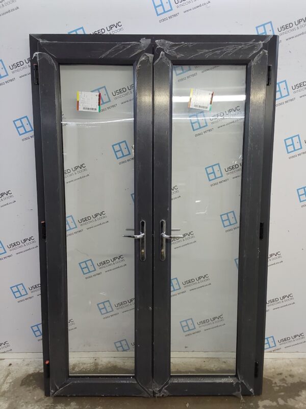 Brand New Anthracite Grey Upvc French Doors 1345mm x 2135mm EA9