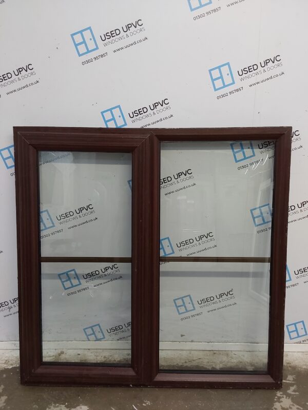 Used Woodgrain Upvc Window 1185mm x 1160mm LW0125