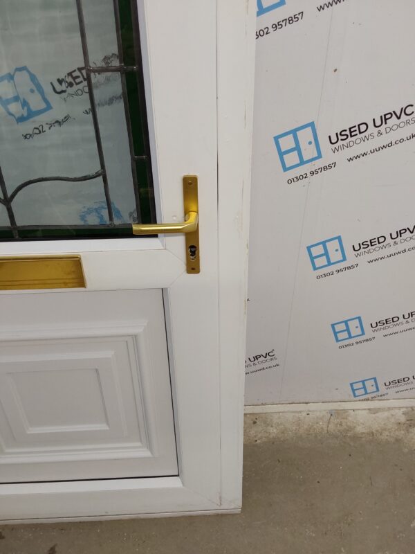 Used White Upvc Front Door 920mm x 2090mm 0721 - Image 8