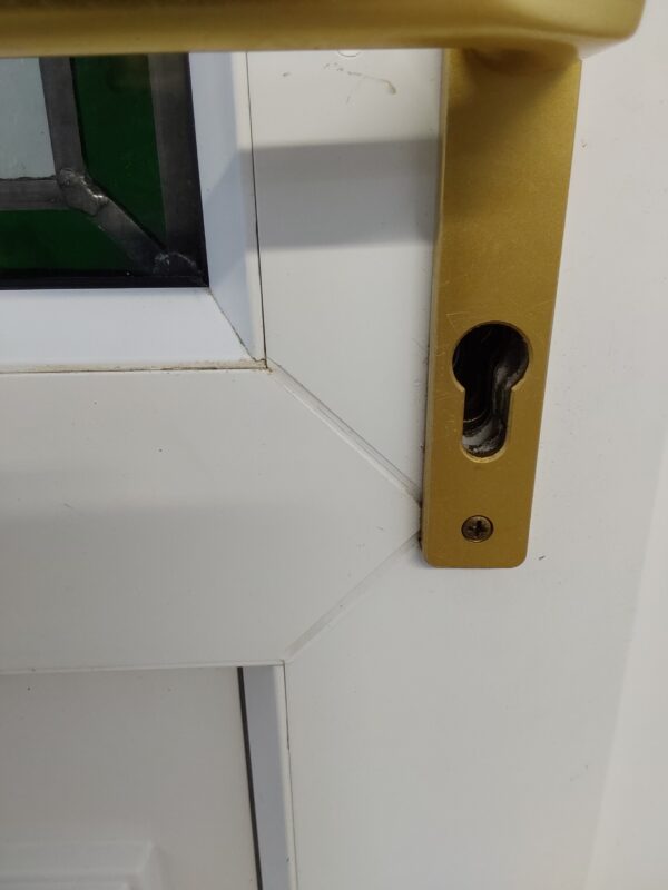 Used White Upvc Front Door 920mm x 2090mm 0721 - Image 10