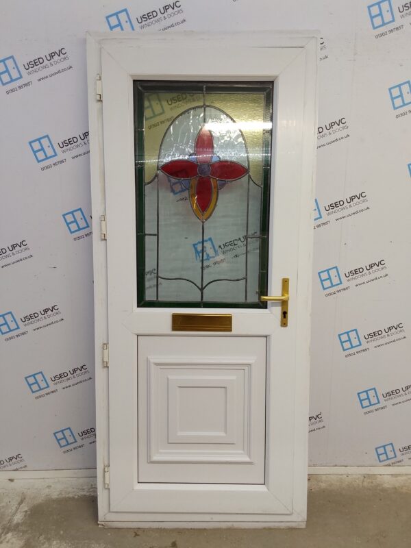Used White Upvc Front Door 920mm x 2090mm 0721 - Image 2