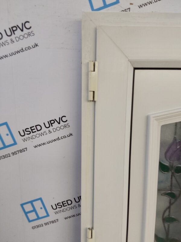 Used White Upvc Front Door And Side Panel 1265mm x 2050mm DS004 - Image 10