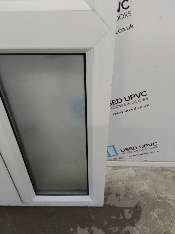 Used White Upvc Front Door And Side Panel 1265mm x 2050mm DS004 - Image 9