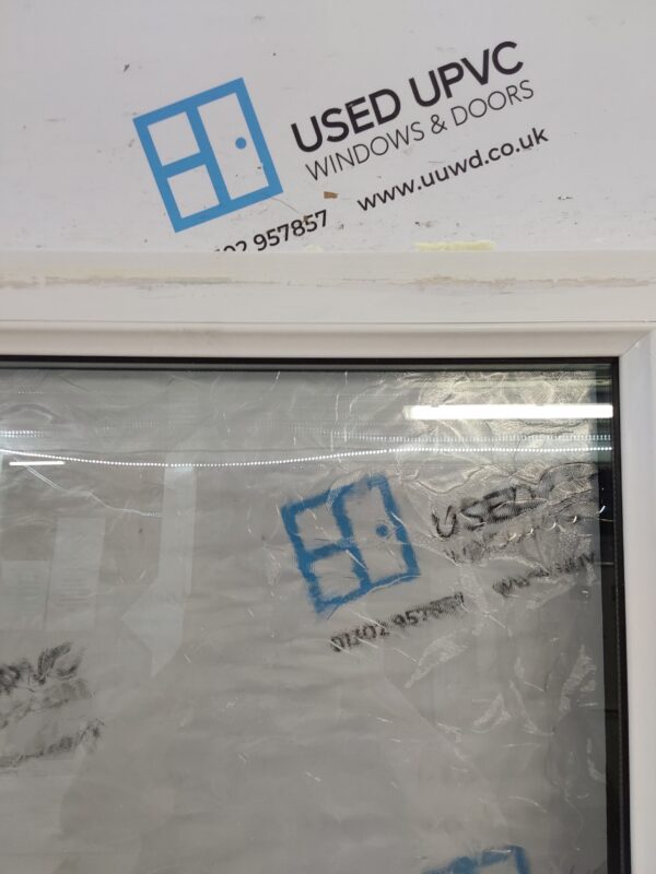 Used White Upvc Front Door And Side Panel 1520mm x 2035mm DS015 - Image 10