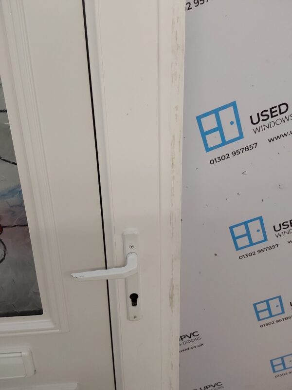 Used White Upvc Front Door And Side Panel 1520mm x 2035mm DS015 - Image 12