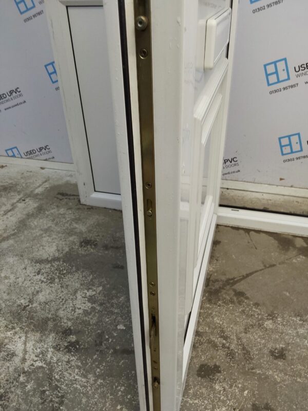 Used White Upvc Front Door And Side Panel 1520mm x 2035mm DS015 - Image 6