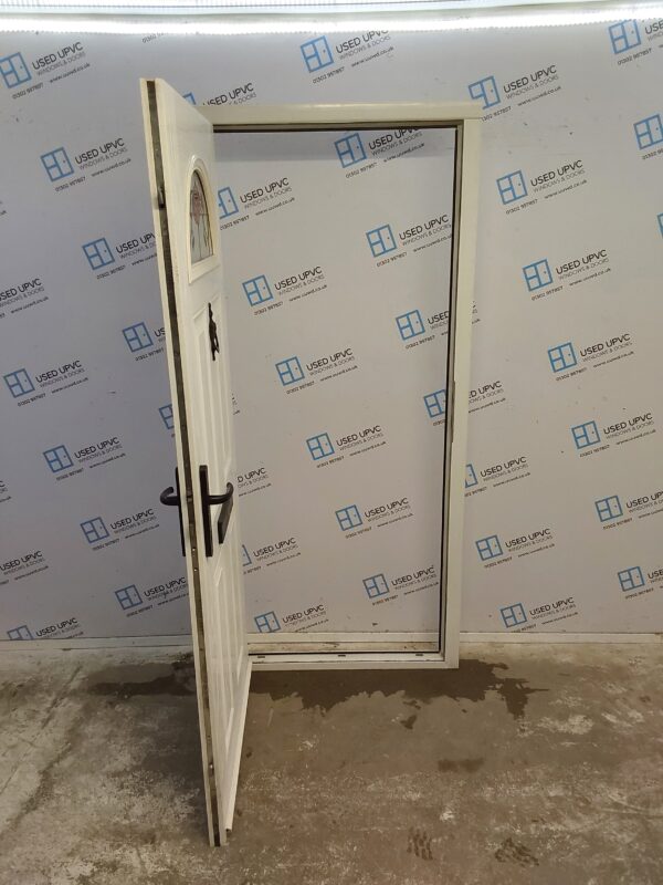 Used White Composite Front Door 945mm x 2080mm C10D66 - Image 3