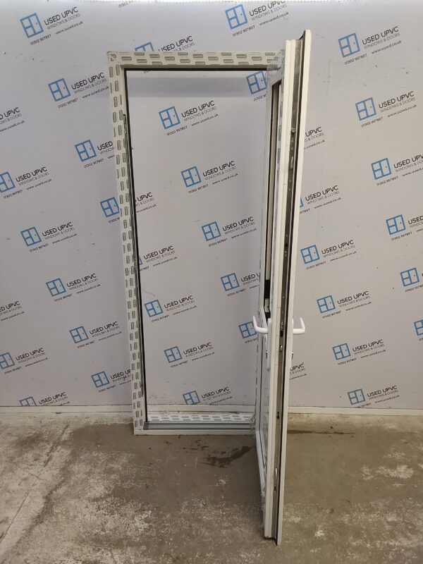 Brand New White Upvc Back Door 835mm x 2065mm (reduce to 820mm) ND24 - Image 3