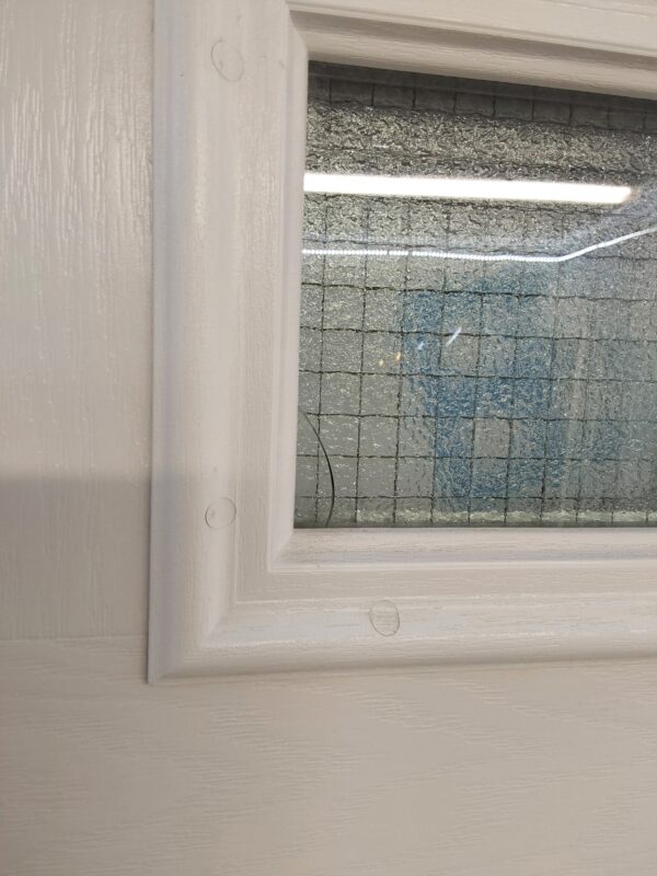 Used White Composite Front Door 910mm x 1970mm 0540 - Image 4