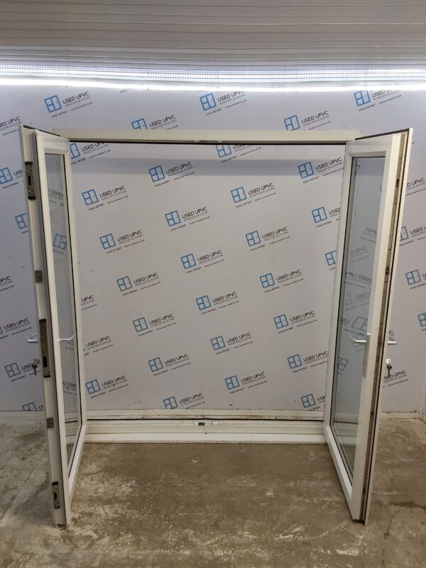 Used White Upvc French Doors (Outwards Opening) 1800mm x 2025mm EA2 - Image 2