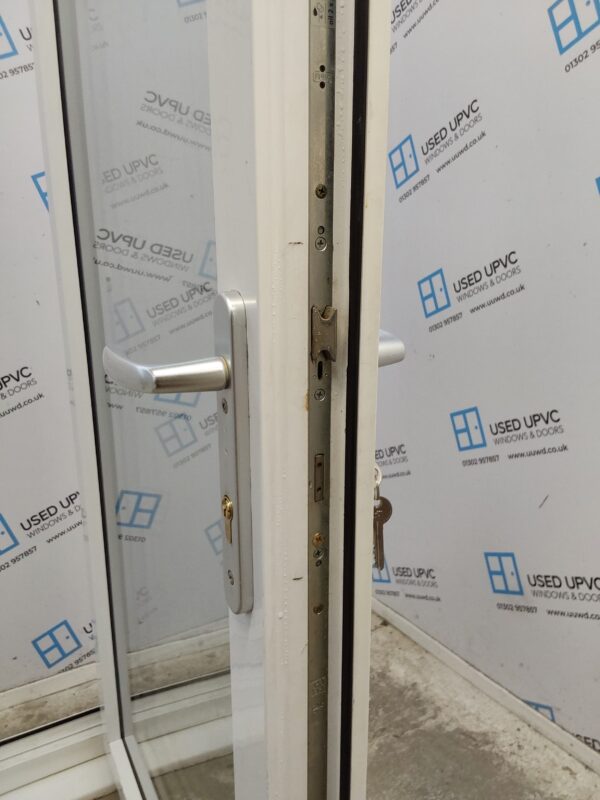 Used White Upvc French Doors (Outwards Opening) 1800mm x 2025mm EA2 - Image 4