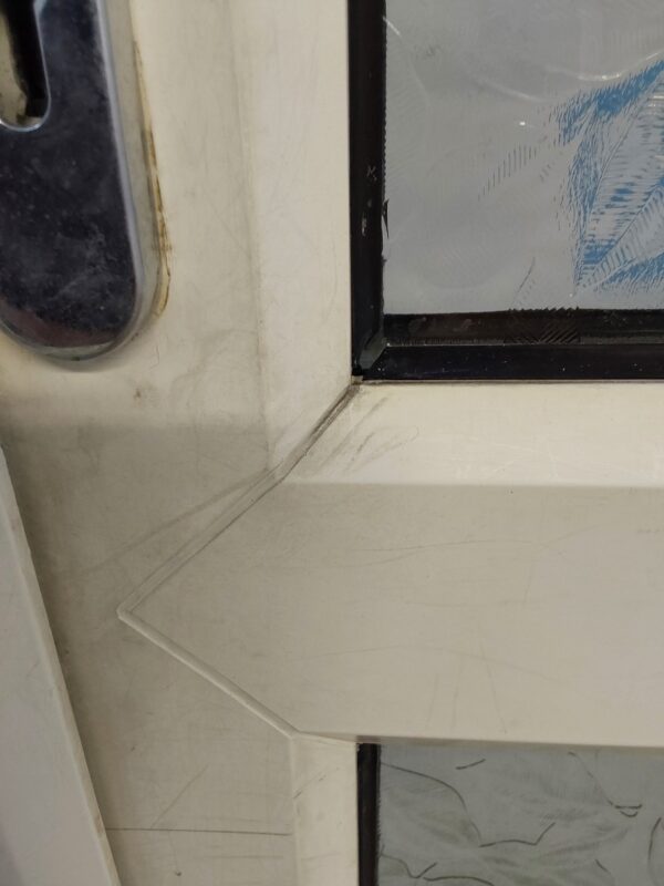 Used White Upvc Front Door 880mm x 2075mm C6032 - Image 19