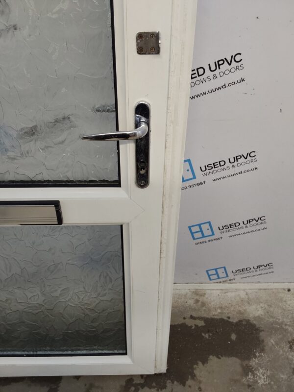 Used White Upvc Front Door 880mm x 2075mm C6032 - Image 11
