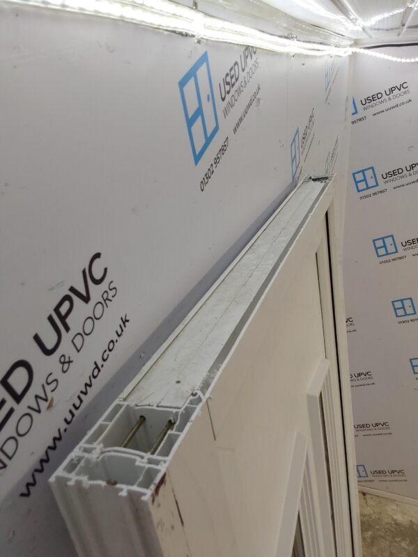 Used White Upvc Front Door 960mm x 2110mm (Reduce To 910mm) C6079 - Image 20
