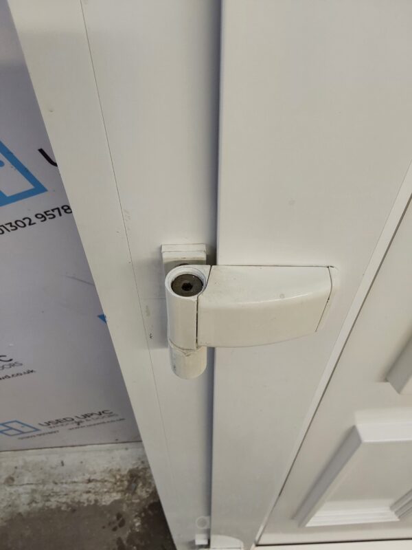 Used White Upvc Front Door 960mm x 2110mm (Reduce To 910mm) C6079 - Image 10