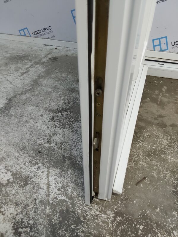 Used White Upvc Front Door 960mm x 2110mm (Reduce To 910mm) C6079 - Image 6