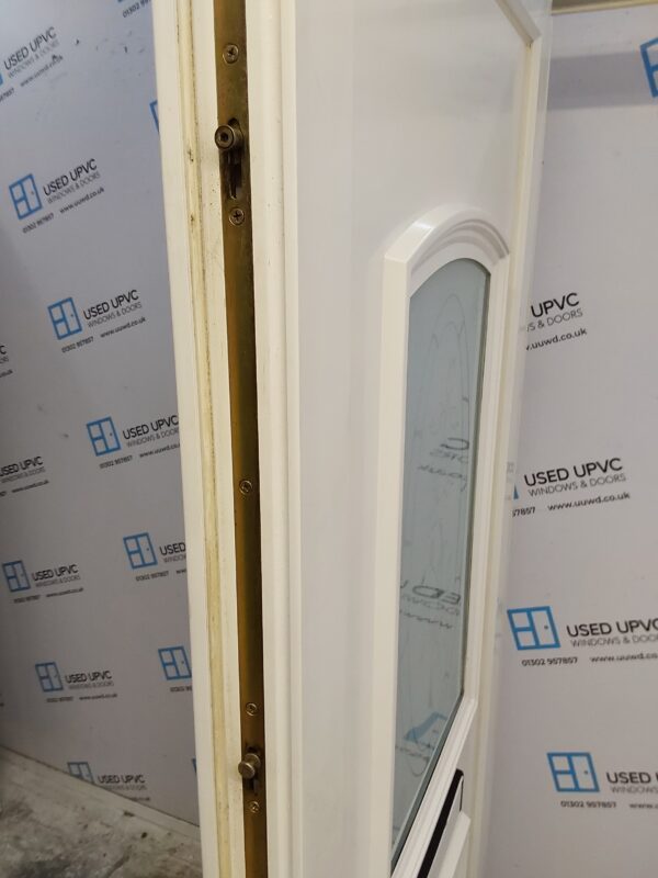 Used White Upvc Front Door 920mm x 2055mm 0518 - Image 7