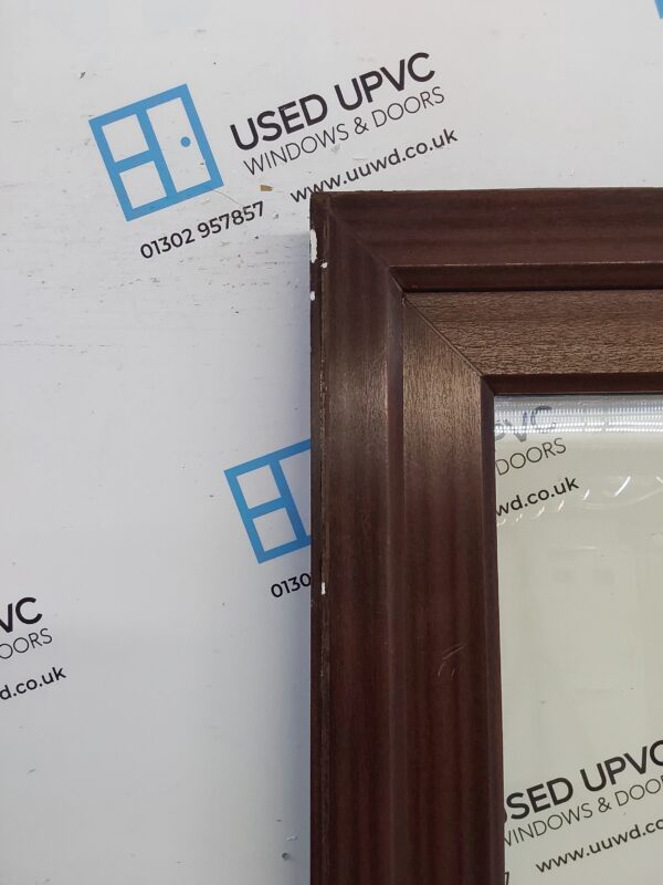 Used Woodgrain Upvc Back Door 920mm x 2070mm 0309 - Image 12