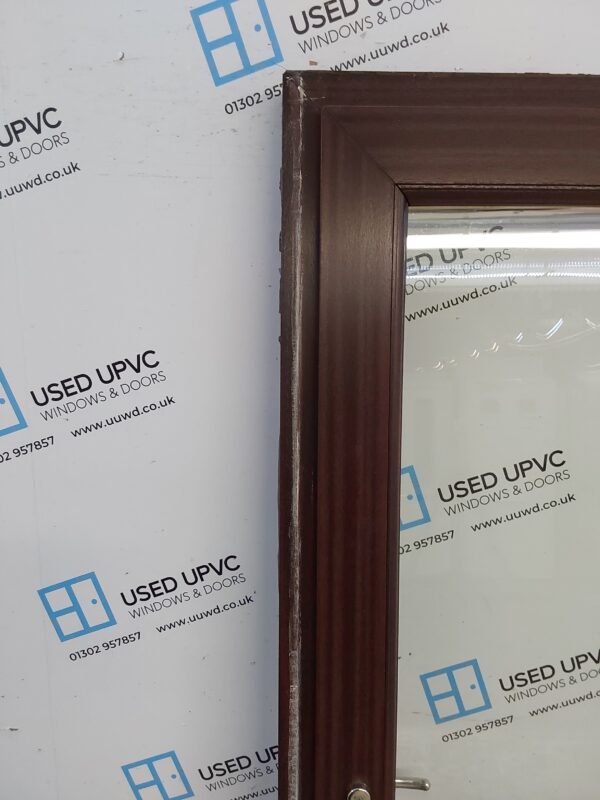 Used Woodgrain Upvc Back Door 920mm x 2070mm 0309 - Image 7