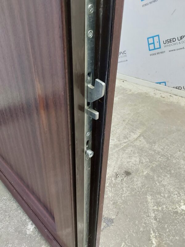 Used Woodgrain Upvc Back Door 920mm x 2070mm 0309 - Image 6