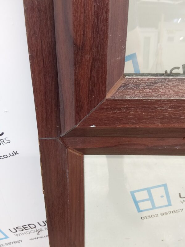 Used Rosewood Upvc Window 1220mm x 1035mm LW0140 - Image 7