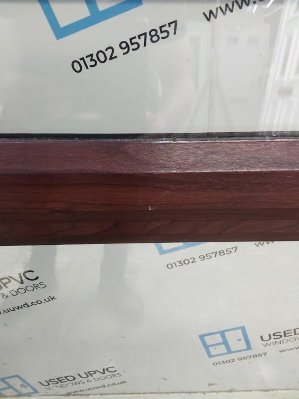 Used Rosewood Upvc Window 1220mm x 1035mm LW0140 - Image 8