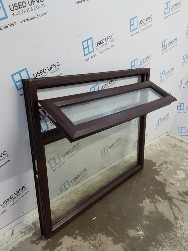 Used Rosewood Upvc Window 1220mm x 1035mm LW0140 - Image 3