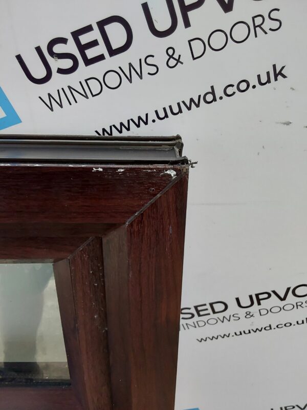 Used Rosewood Upvc Window 1220mm x 1035mm LW0140 - Image 6