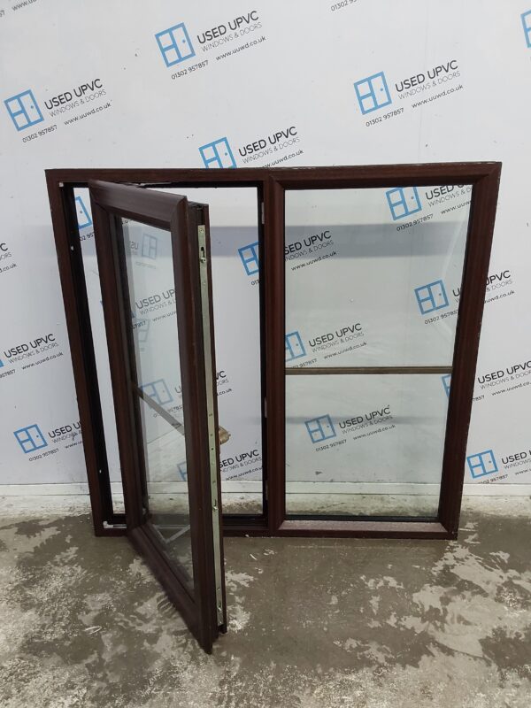 Used Woodgrain Upvc Window 1185mm x 1160mm LW0125 - Image 3