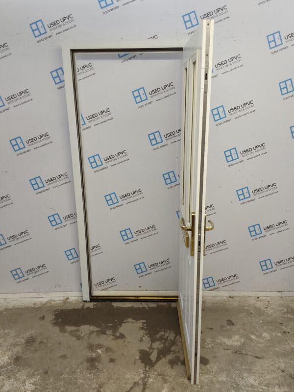 Used White Composite Front Door 910mm x 2010mm C11D71 - Image 3