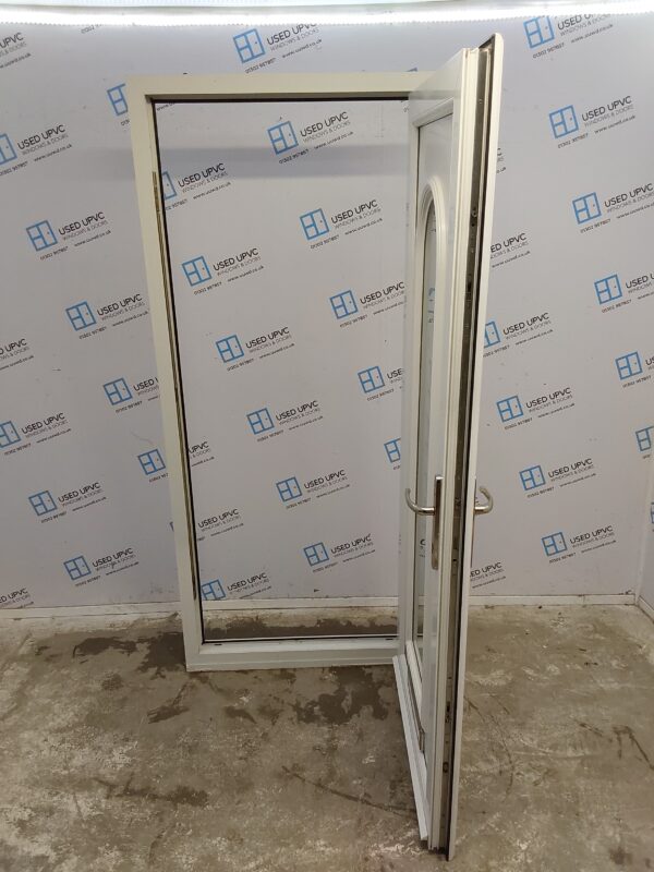 Used White Upvc Front Door 930mm x 2080mm (Reduce To 910mm) C11D02 - Image 3