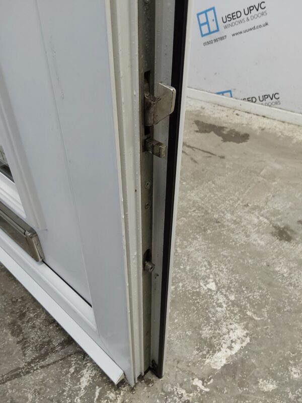 Used White Upvc Front Door 930mm x 2080mm (Reduce To 910mm) C11D02 - Image 6