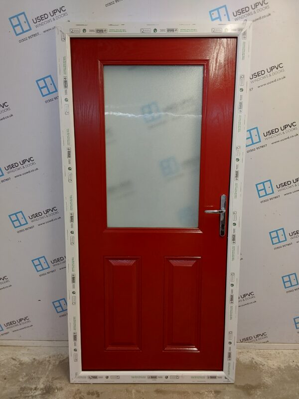 Brand New Red Composite Back Door 1005mm x 2050mm ND134