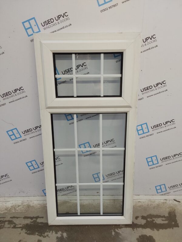 Used White Upvc Window 690mm x 1470mm C4W024