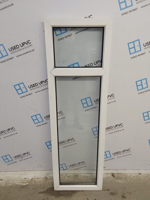 Used White Upvc Window 480mm x 1560mm W0345