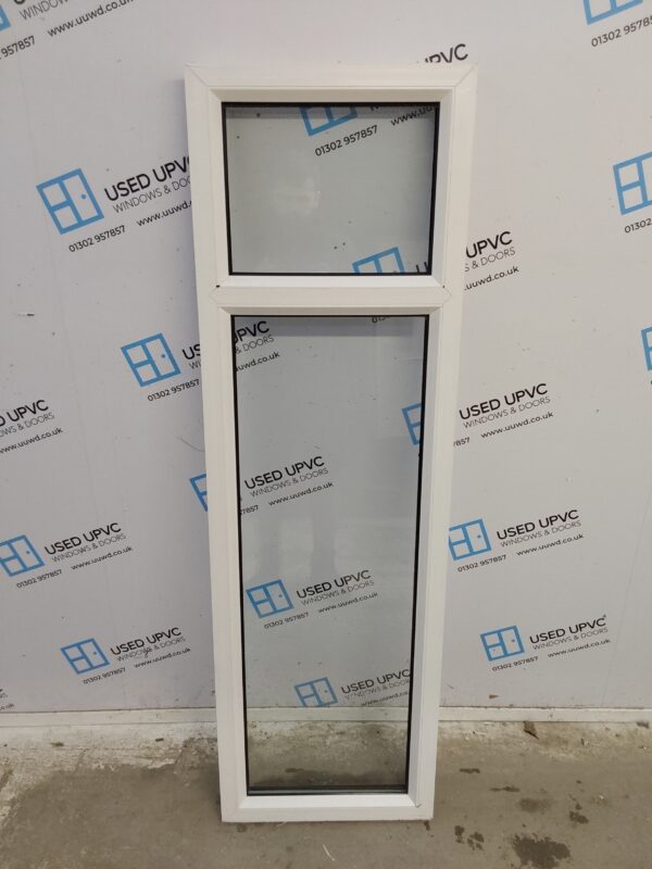 Used White Upvc Window 480mm x 1560mm W0345 - Image 2
