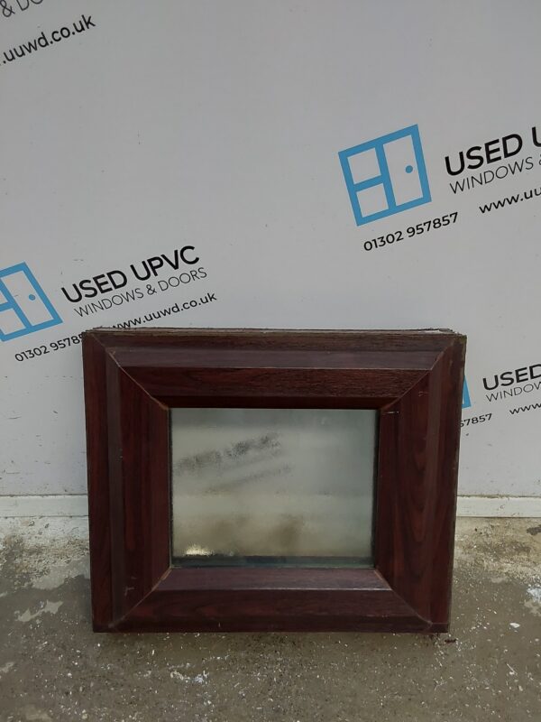 Used Rosewood Upvc Window 480mm x 405mm W0504