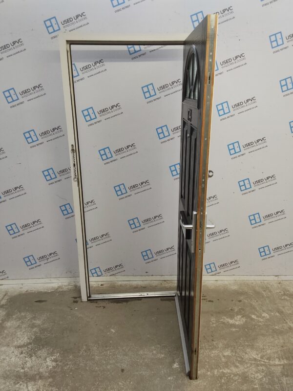 Used Black Composite Front Door 895mm x 2010mm 0419 - Image 3