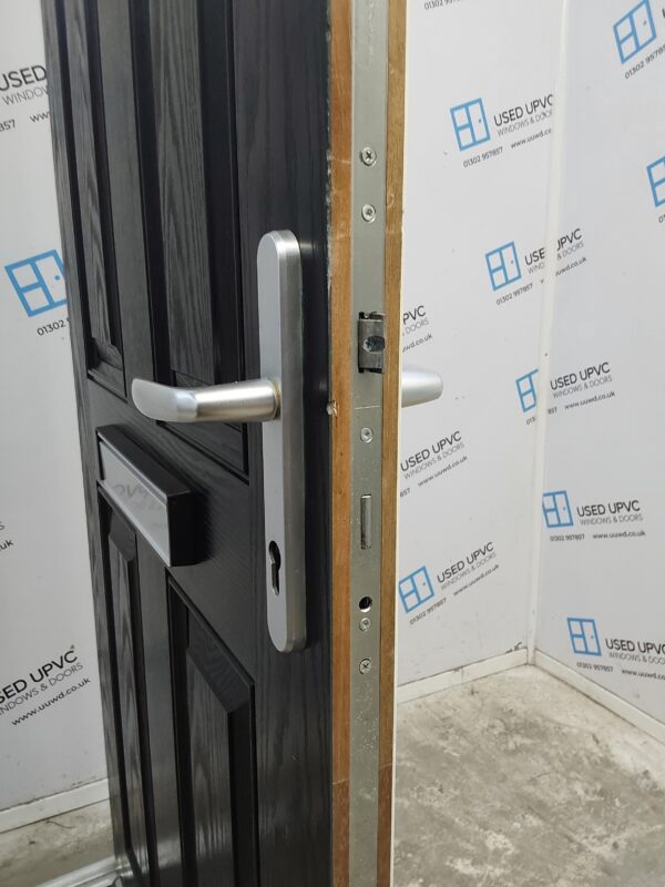 Used Black Composite Front Door 895mm x 2010mm 0419 - Image 5