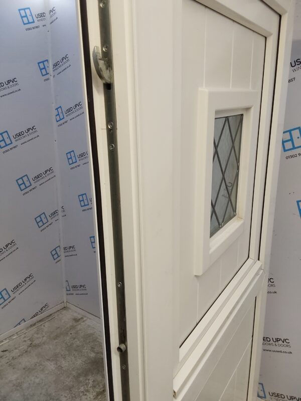 Used White Upvc Stable Back Door 905mm x 2025mm 0491 - Image 6