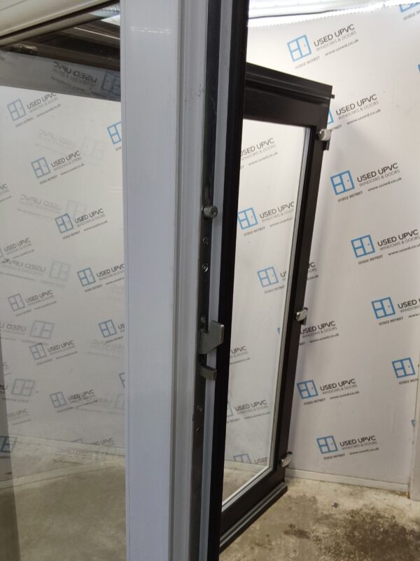 Used Black Upvc Bi-Folding Doors 3930mm x 2045mm (Reduce To 2005mm) EA19 - Image 5