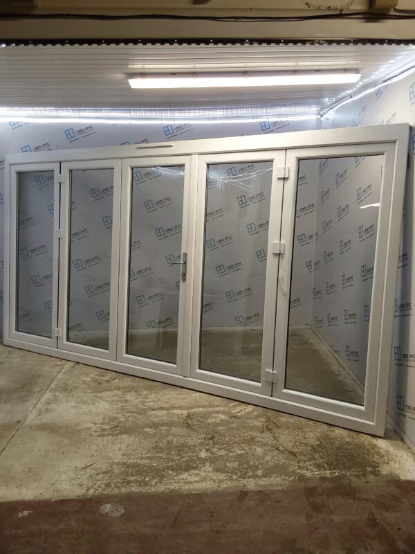 Used Black Upvc Bi-Folding Doors 3930mm x 2045mm (Reduce To 2005mm) EA19 - Image 10