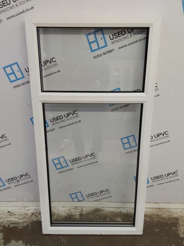 Used White Upvc Window 665mm x 1310mm C4W100 - Image 2
