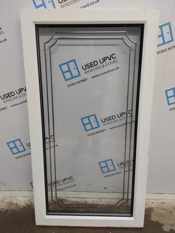 Used White Upvc Window 630mm x 1165mm C4W102