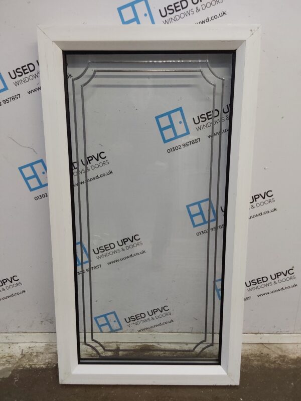Used White Upvc Window 630mm x 1165mm C4W102 - Image 2