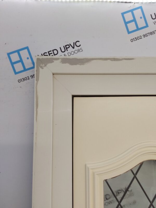 Used White Upvc Front Door 900mm x 2130mm (Reduce To 875mm) 0138 - Image 8