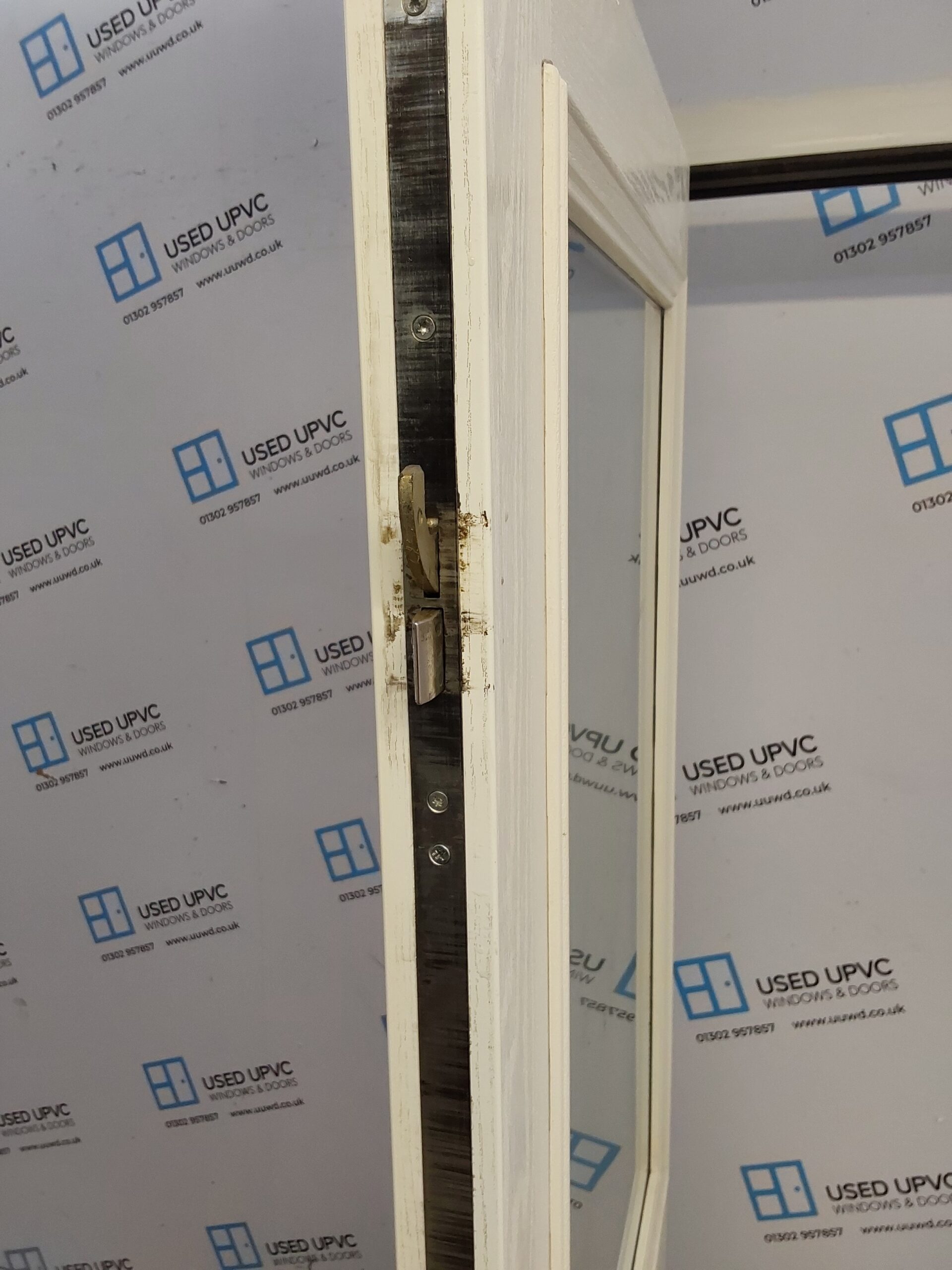 Used White Composite Front Door 895mm x 2000mm 0354 Used UPVC Windows