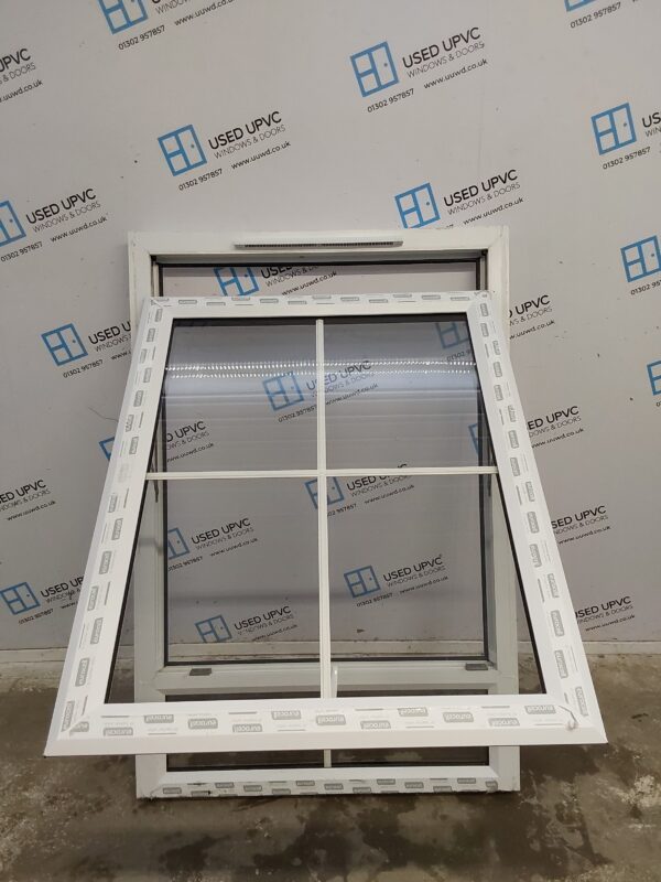 Used White Upvc Window 935mm x 1385mm (Reduce To 905mm) C22017 - Image 2