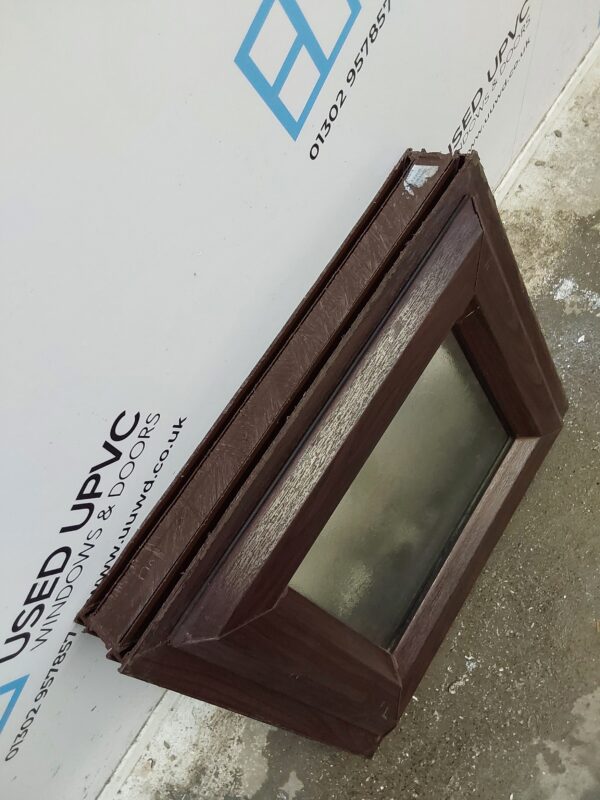 Used Rosewood Upvc Window 480mm x 405mm W0504 - Image 2